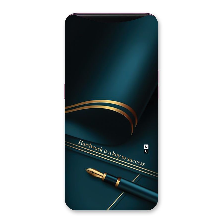 Hardwork Is Key Back Case for Oppo Find X