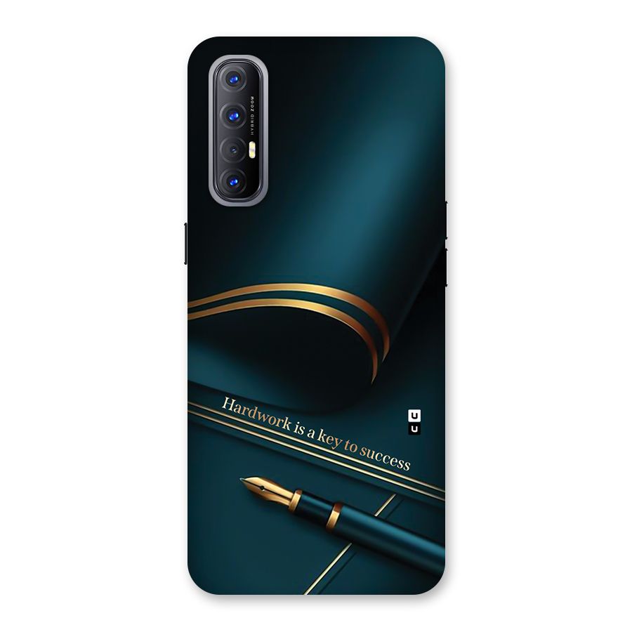 Hardwork Is Key Back Case for Oppo Reno3 Pro
