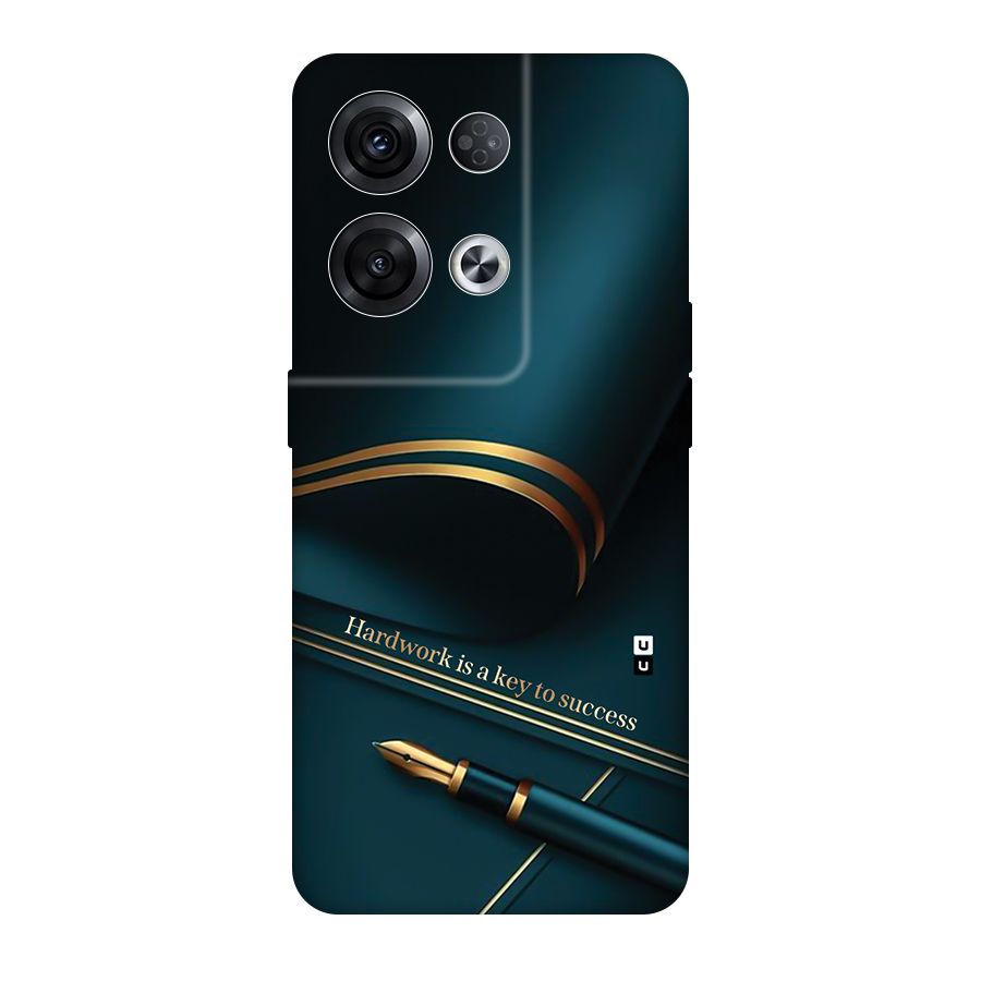 Hardwork Is Key Back Case for Oppo Reno8 Pro 5G
