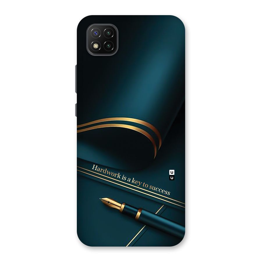 Hardwork Is Key Back Case for Poco C3