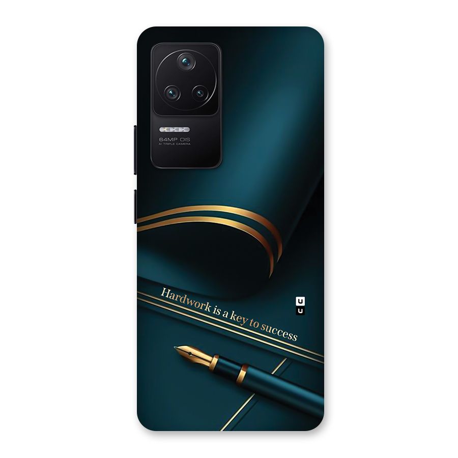 Hardwork Is Key Back Case for Poco F4 5G