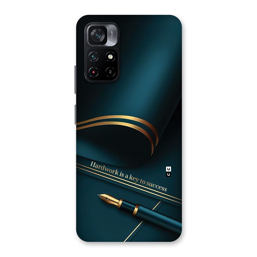 Hardwork Is Key Back Case for Poco M4 Pro 5G