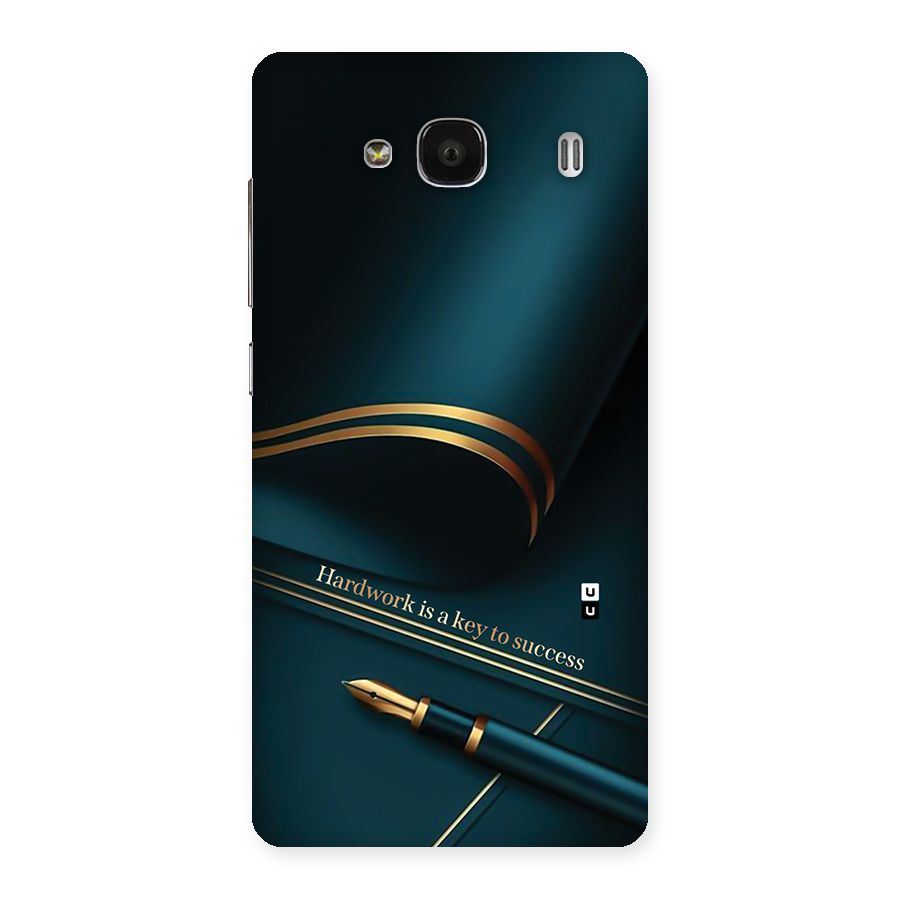 Hardwork Is Key Back Case for Redmi 2 Prime