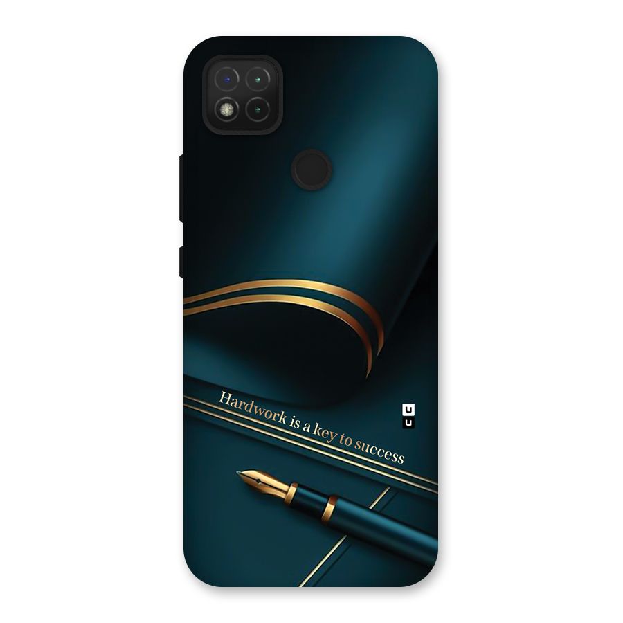 Hardwork Is Key Back Case for Redmi 9 Activ