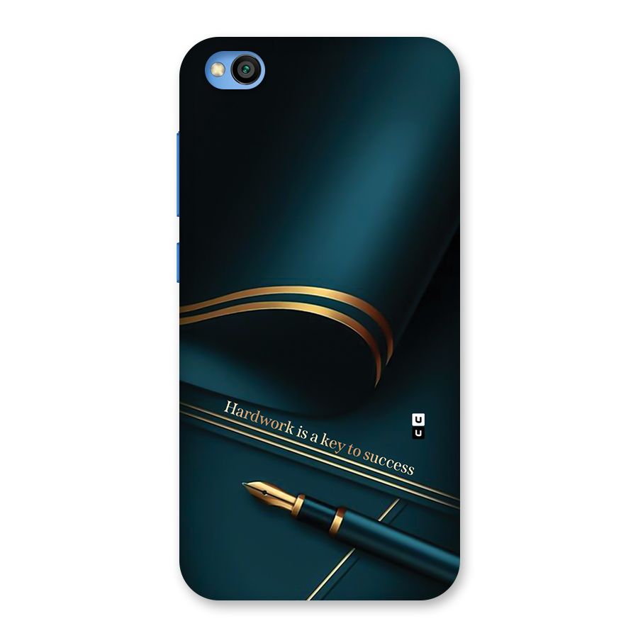 Hardwork Is Key Back Case for Redmi Go