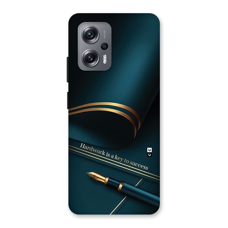 Hardwork Is Key Back Case for Redmi K50i