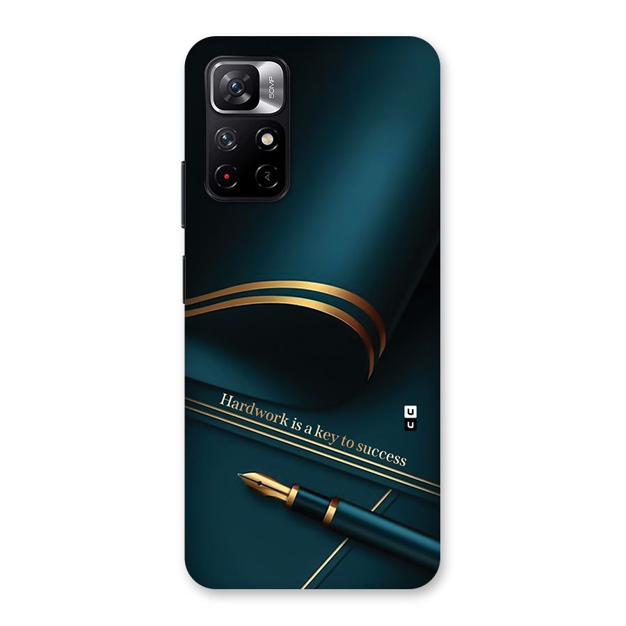 Hardwork Is Key Back Case for Redmi Note 11T 5G