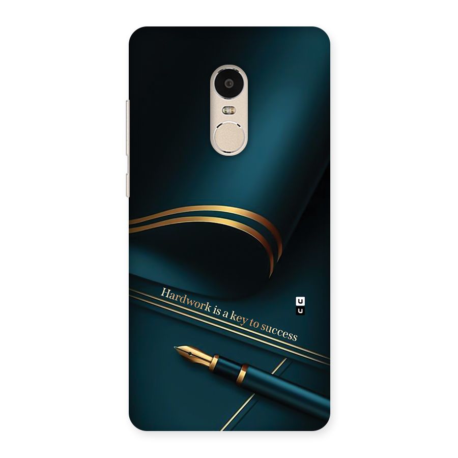 Hardwork Is Key Back Case for Redmi Note 4