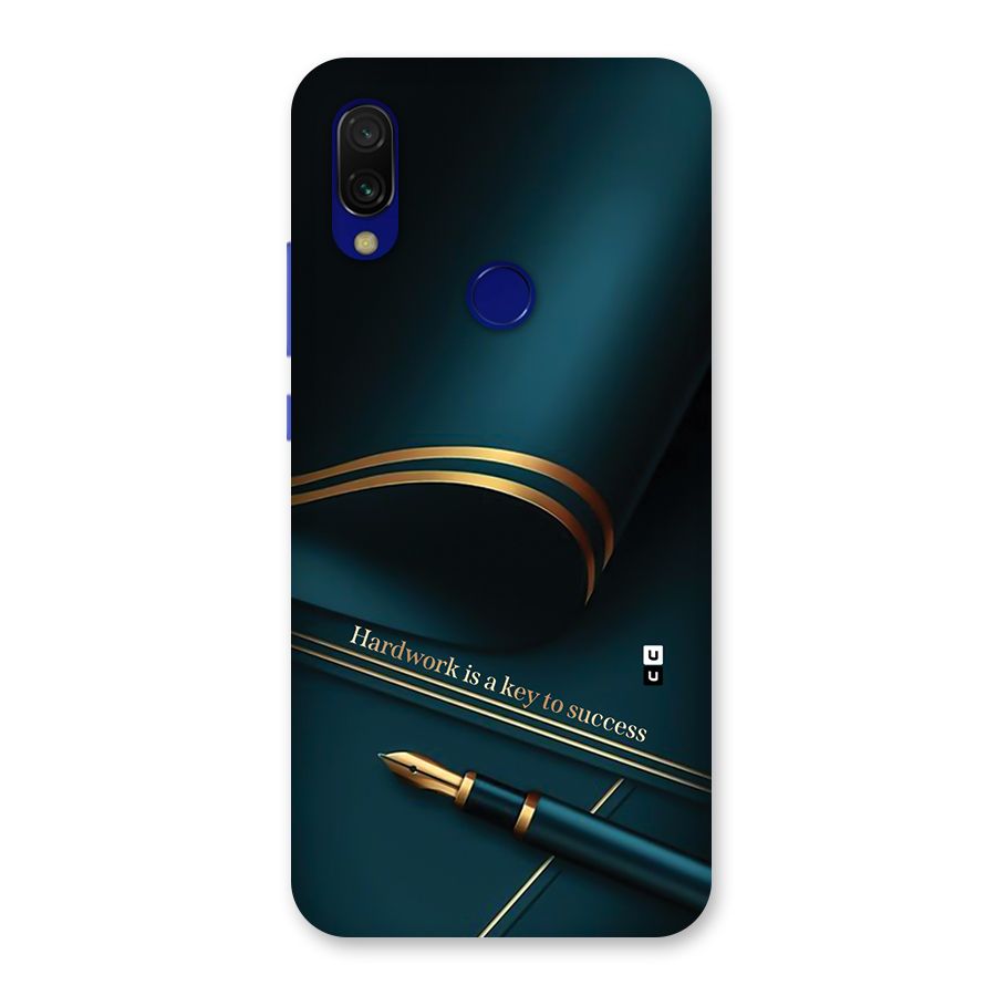 Hardwork Is Key Back Case for Redmi Y3