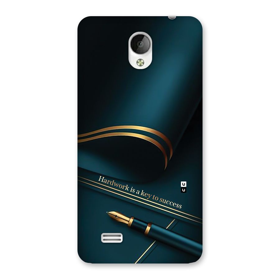 Hardwork Is Key Back Case for Vivo Y21