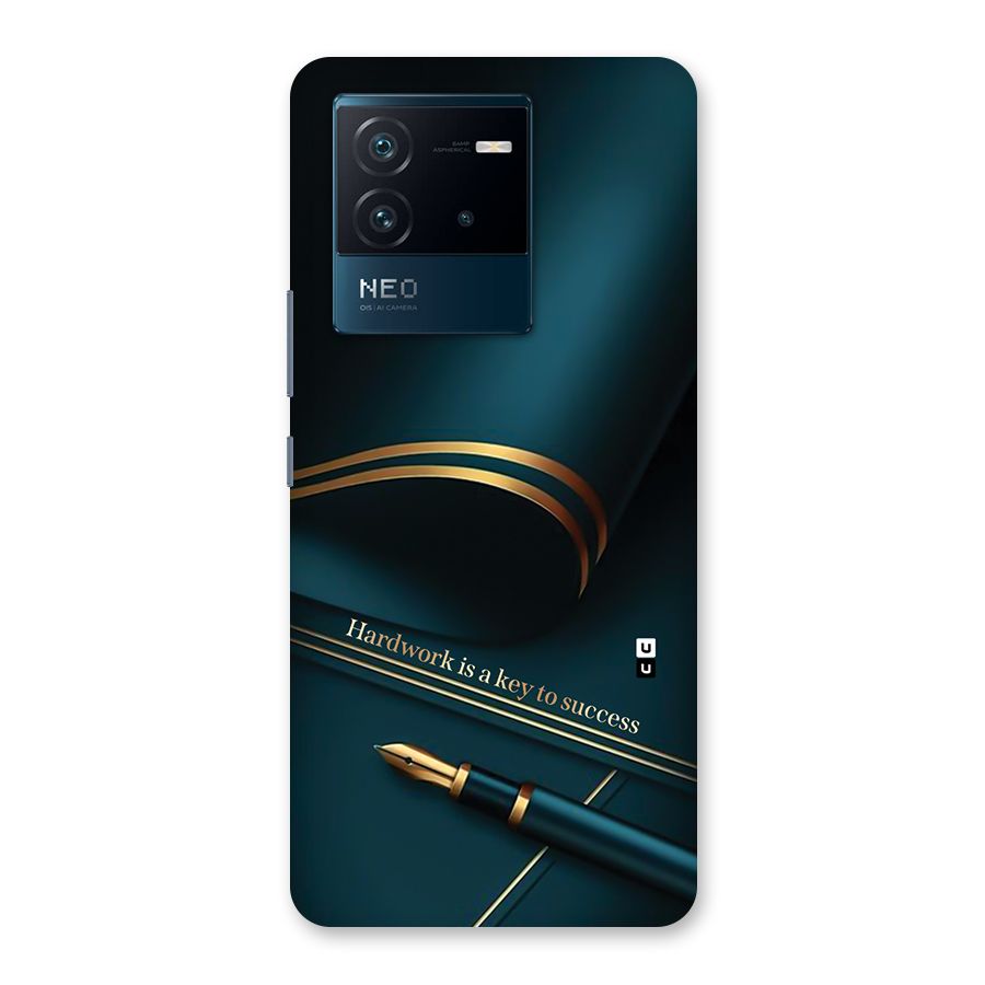 Hardwork Is Key Back Case for Vivo iQOO Neo 6 5G