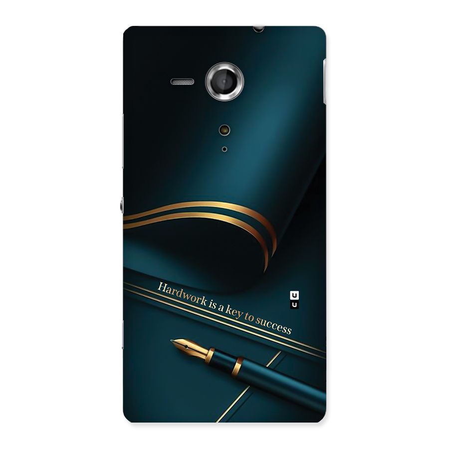 Hardwork Is Key Back Case for Xperia Sp