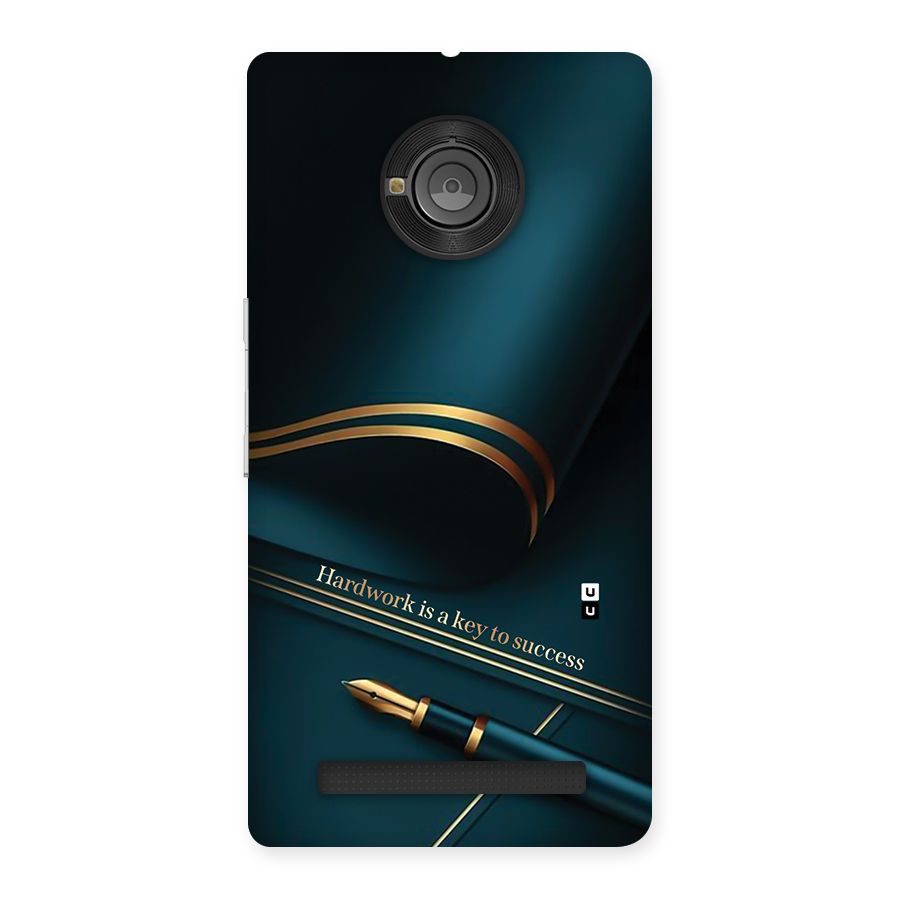 Hardwork Is Key Back Case for Yuphoria