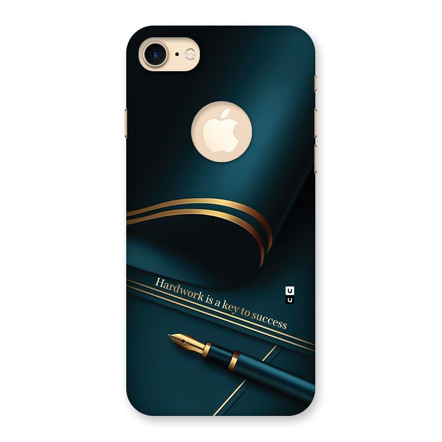 Hardwork Is Key Back Case for iPhone 7 Logo Cut