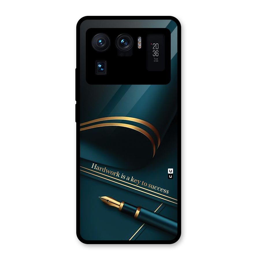 Hardwork Is Key Glass Back Case for Mi 11 Ultra