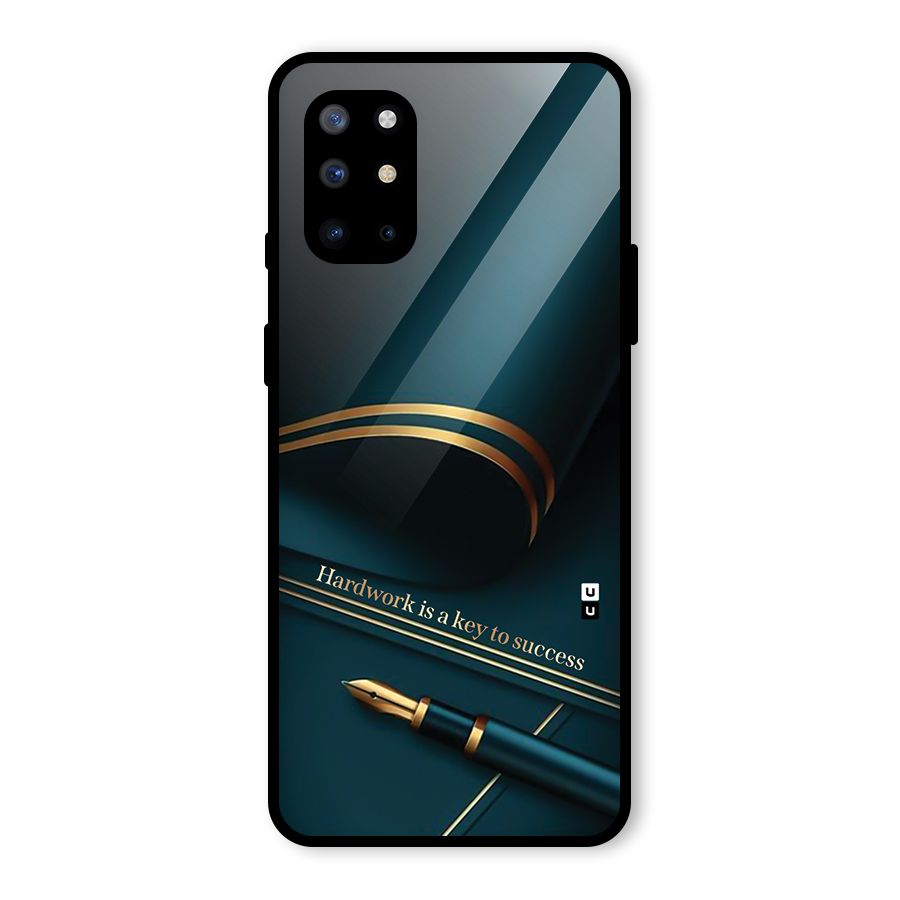 Hardwork Is Key Glass Back Case for OnePlus 8T