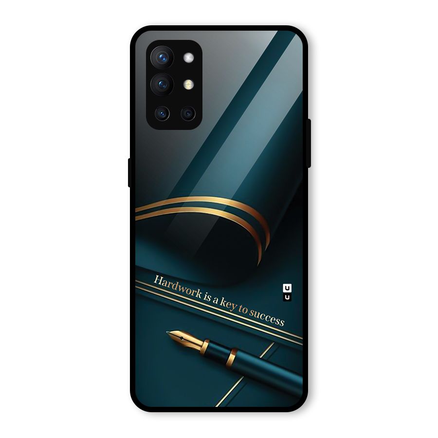 Hardwork Is Key Glass Back Case for OnePlus 9R