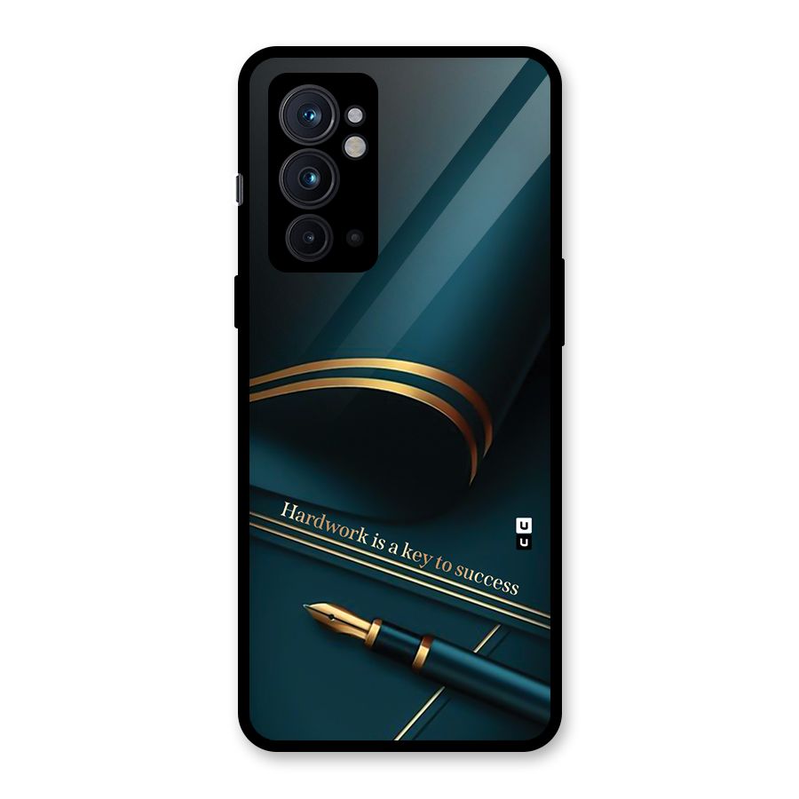 Hardwork Is Key Glass Back Case for OnePlus 9RT 5G
