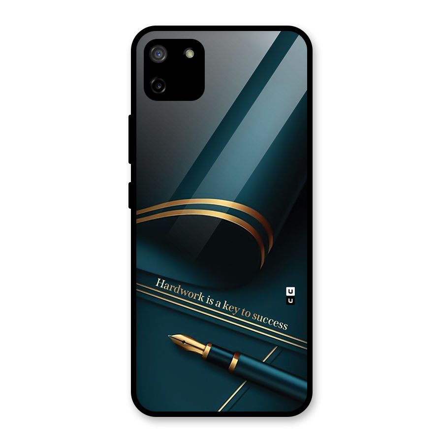 Hardwork Is Key Glass Back Case for Realme C11