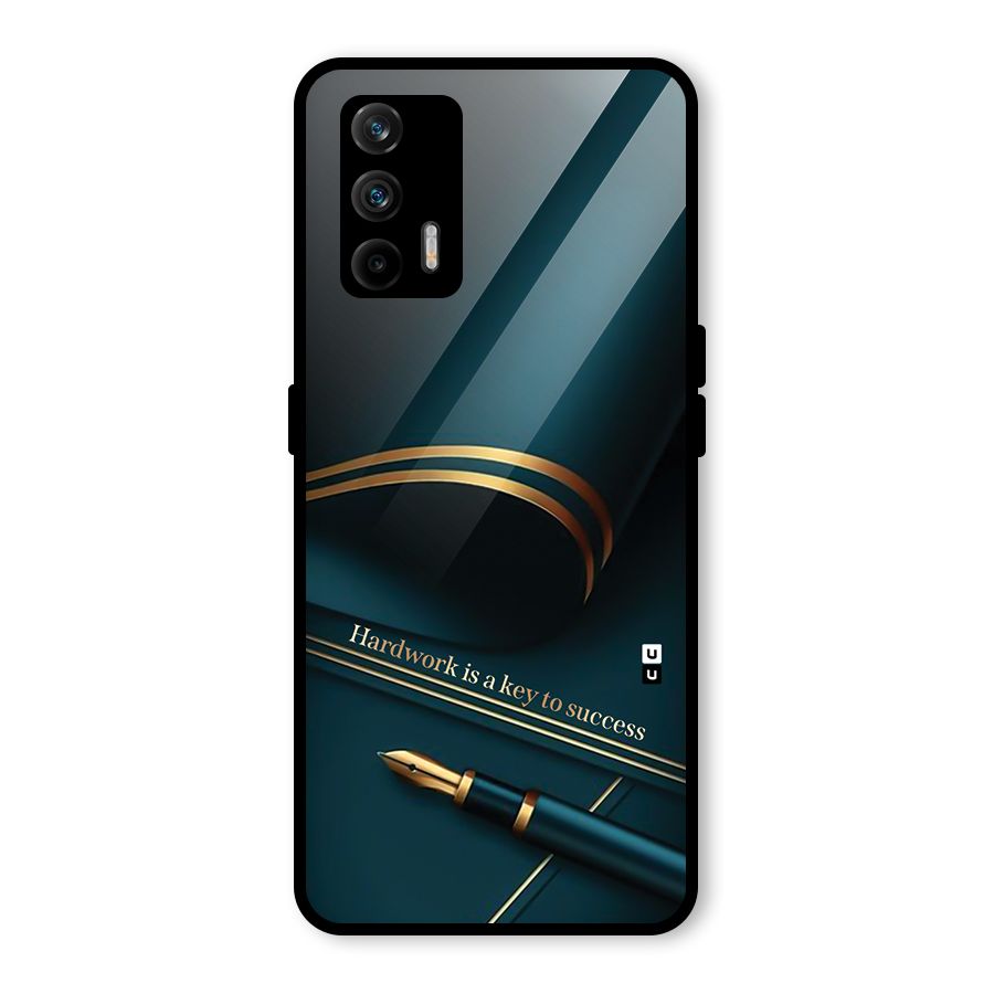 Hardwork Is Key Glass Back Case for Realme GT 5G