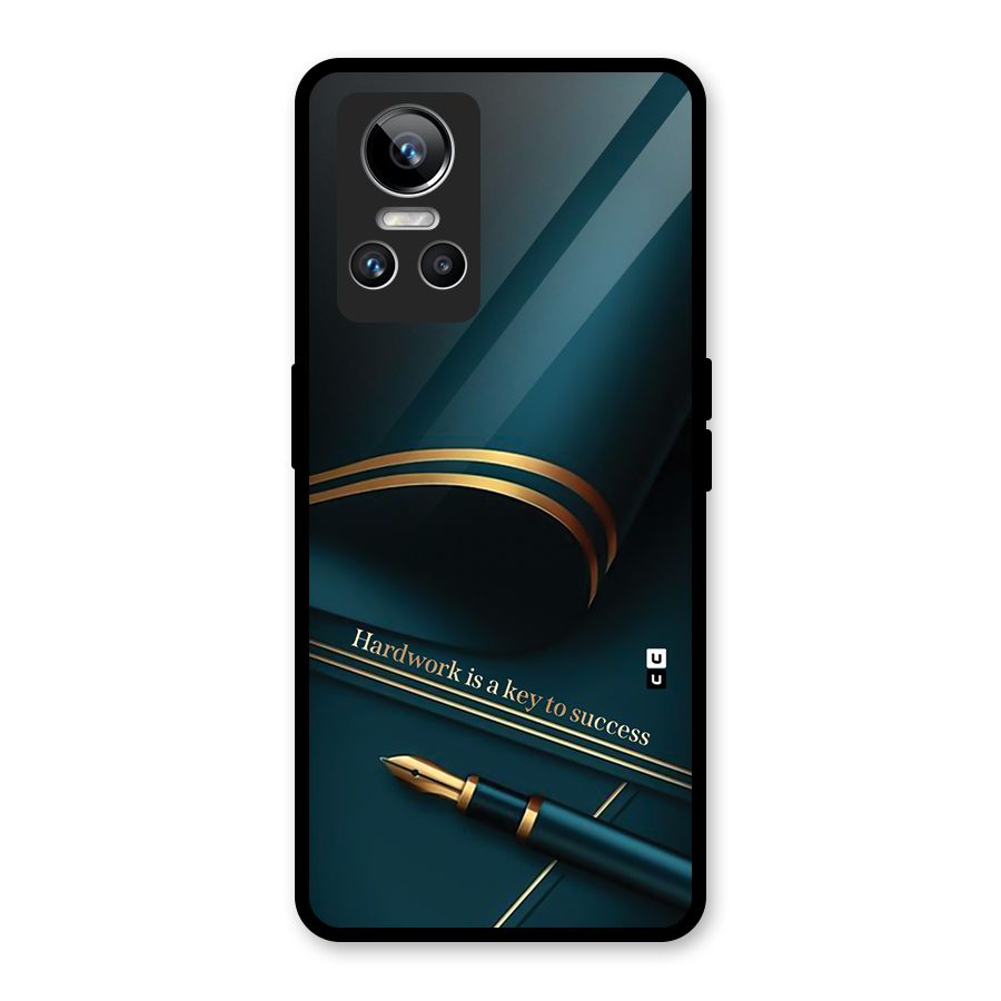 Hardwork Is Key Glass Back Case for Realme GT Neo 3