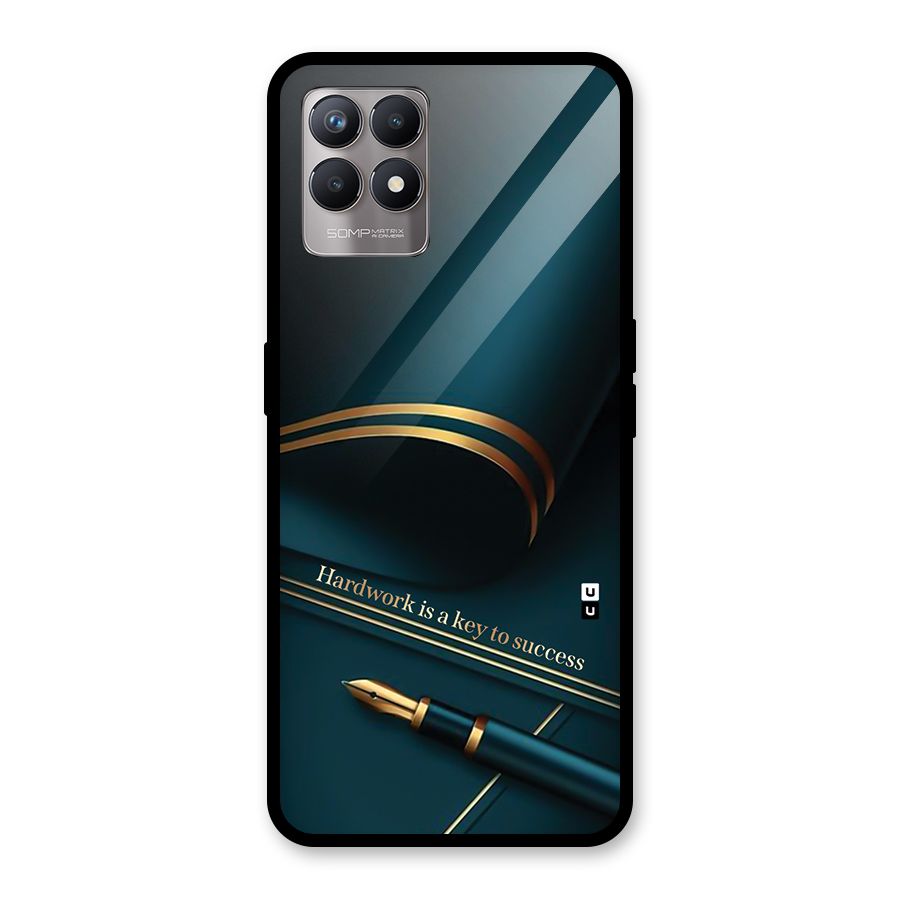 Hardwork Is Key Glass Back Case for Realme Narzo 50
