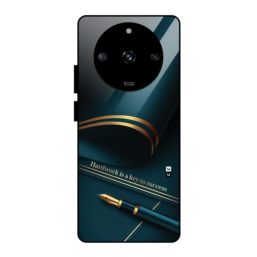 Hardwork Is Key Glass Back Case for Realme Narzo 60 5G