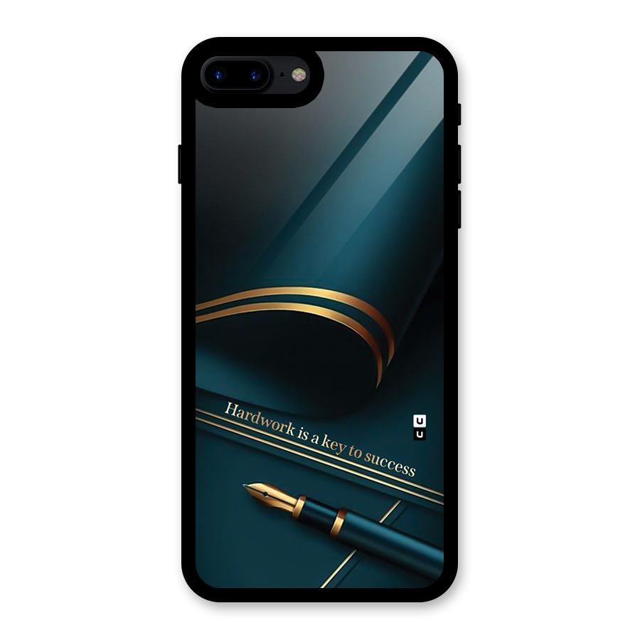 Hardwork Is Key Glass Back Case for iPhone 7 Plus