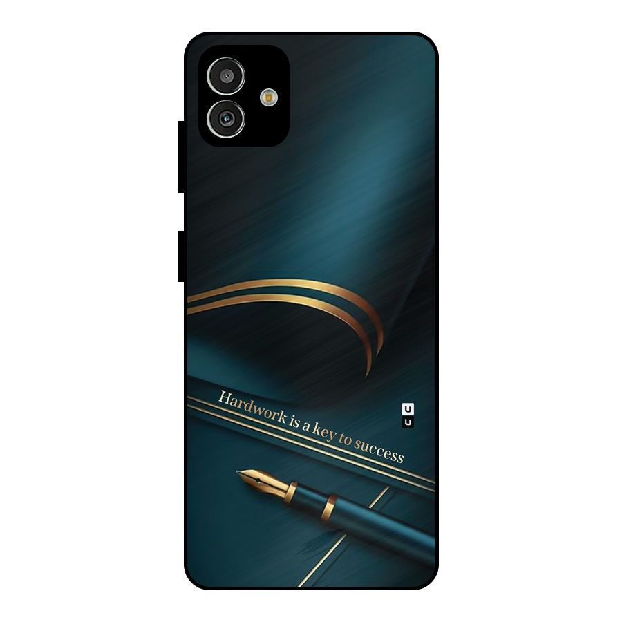 Hardwork Is Key Metal Back Case for Galaxy M13 5G