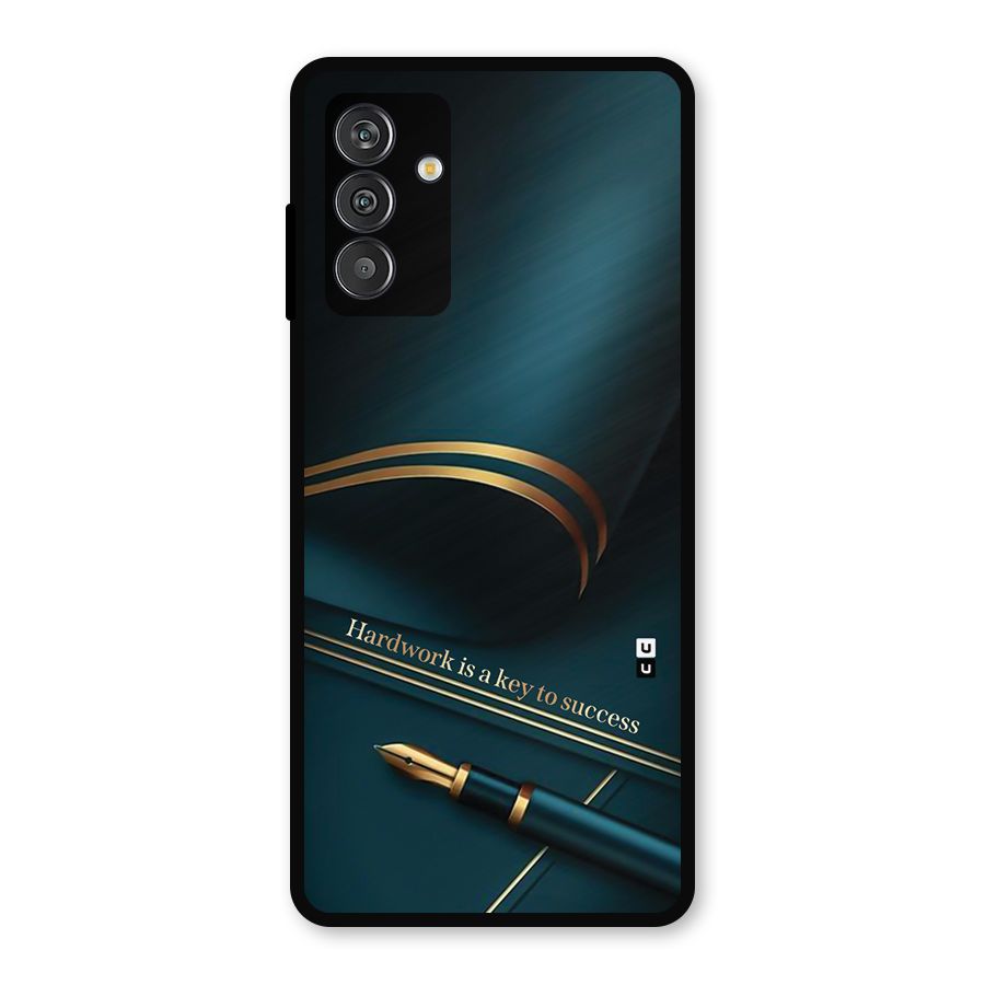 Hardwork Is Key Metal Back Case for Galaxy M14 5G
