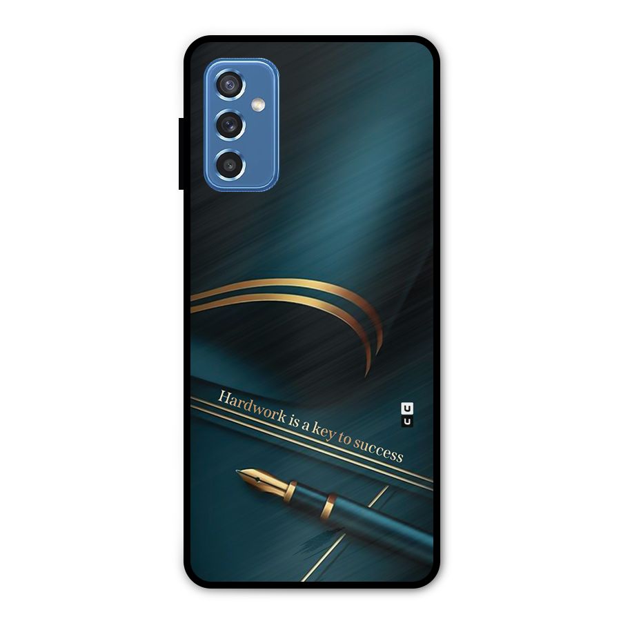 Hardwork Is Key Metal Back Case for Galaxy M52 5G