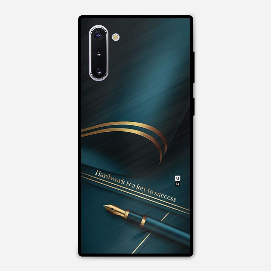 Hardwork Is Key Metal Back Case for Galaxy Note 10