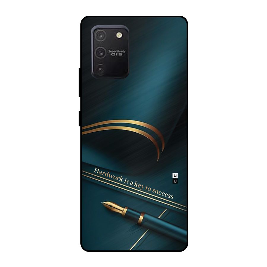 Hardwork Is Key Metal Back Case for Galaxy S10 Lite