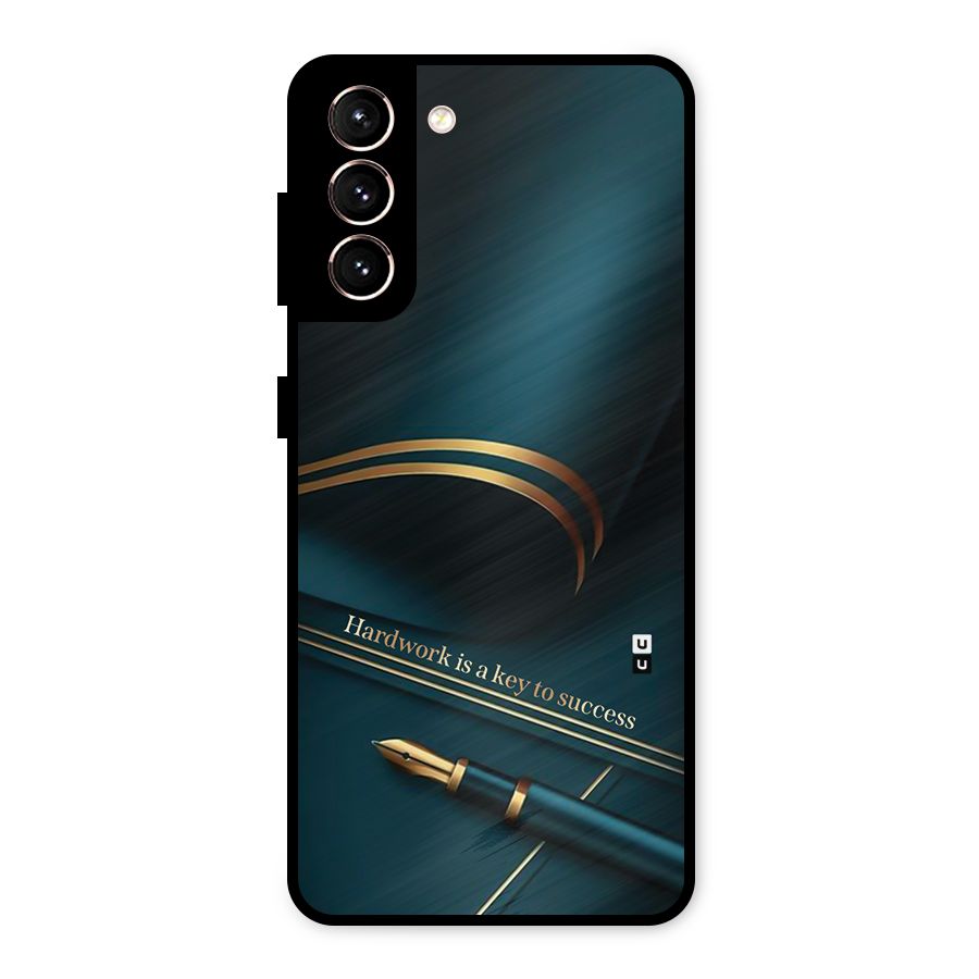 Hardwork Is Key Metal Back Case for Galaxy S21 5G