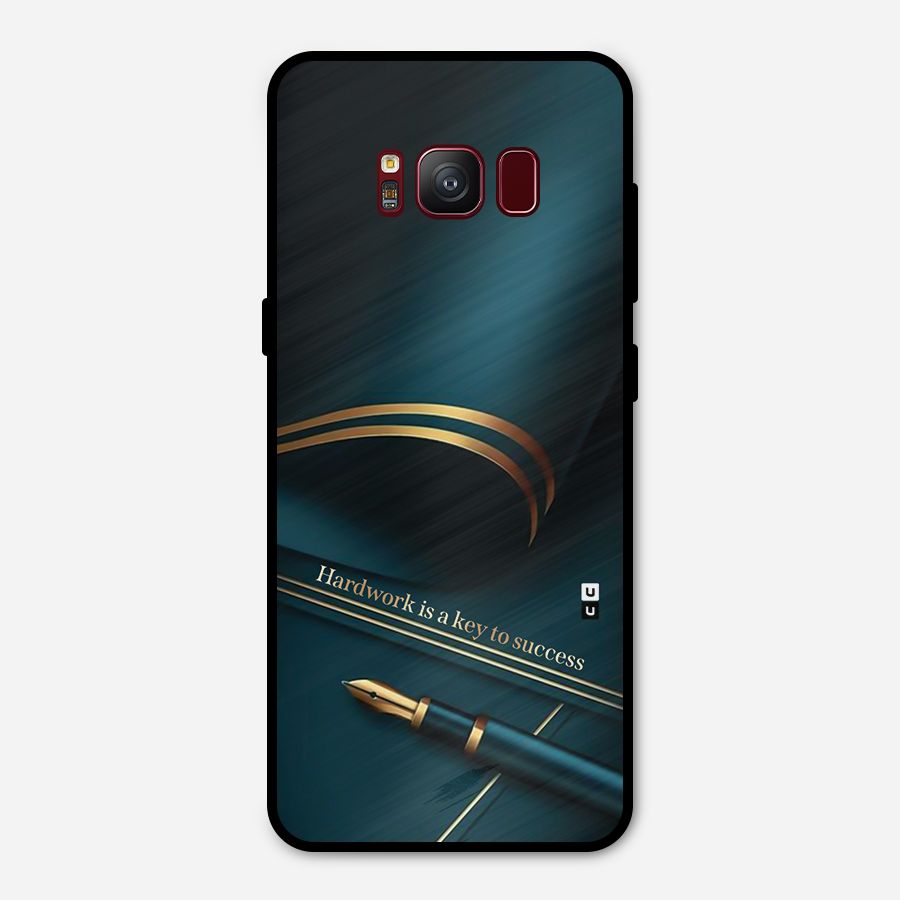 Hardwork Is Key Metal Back Case for Galaxy S8