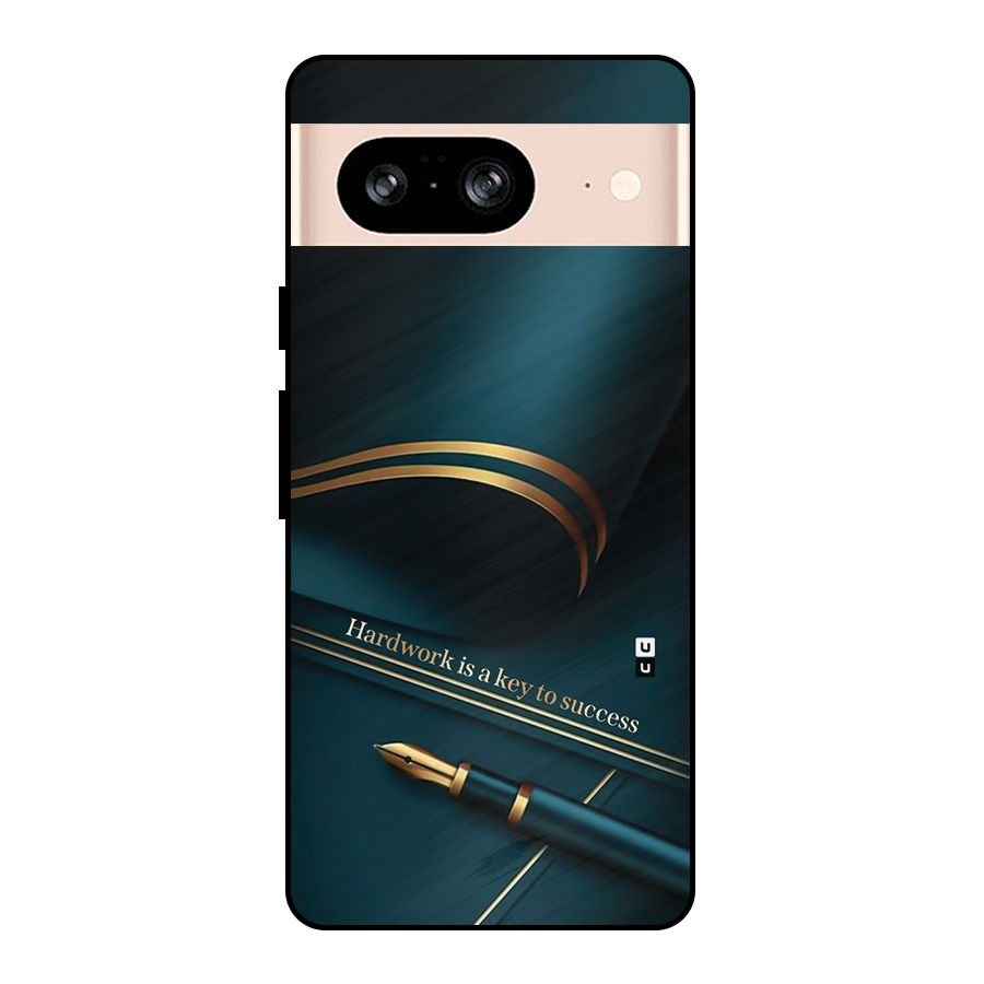 Hardwork Is Key Metal Back Case for Google Pixel 8