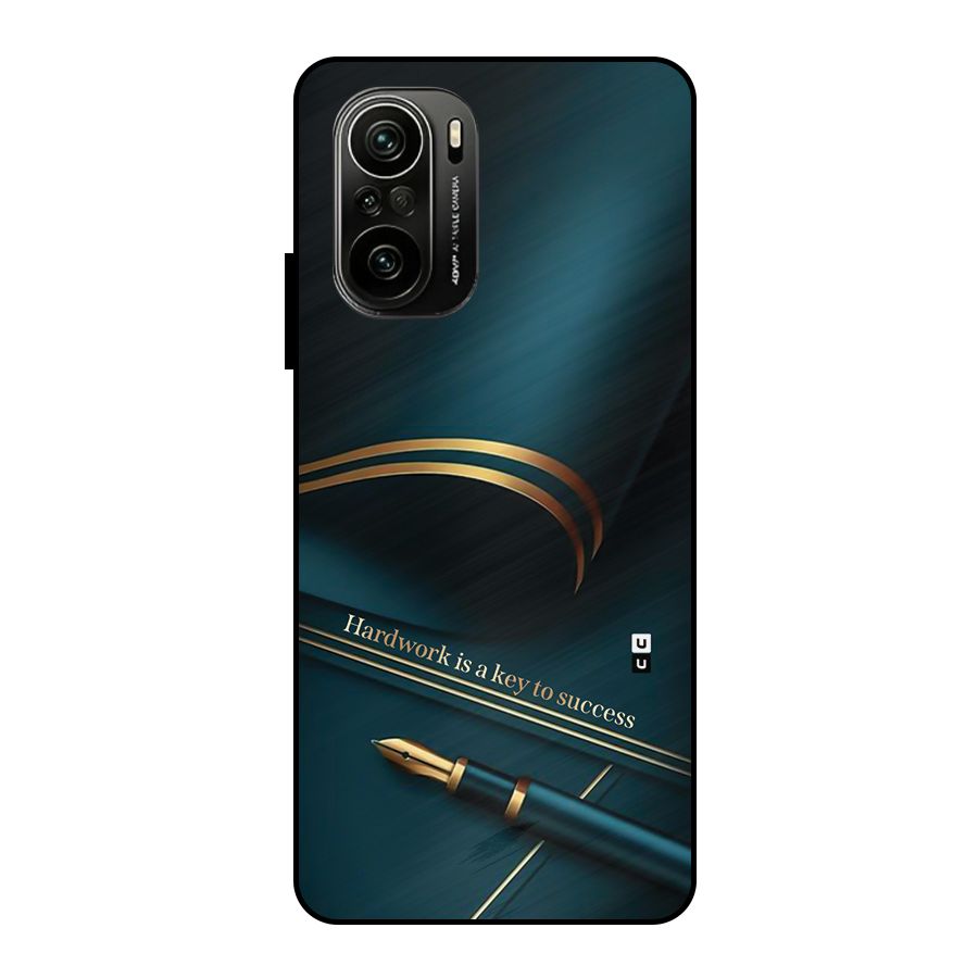 Hardwork Is Key Metal Back Case for Mi 11X Pro