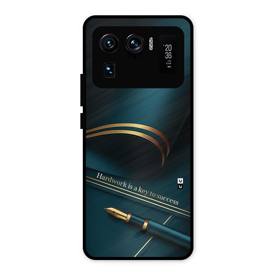 Hardwork Is Key Metal Back Case for Mi 11 Ultra