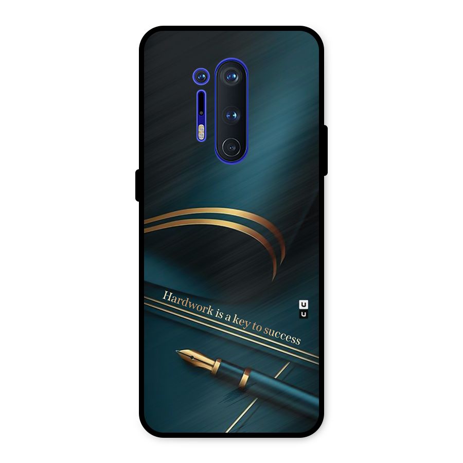 Hardwork Is Key Metal Back Case for OnePlus 8 Pro