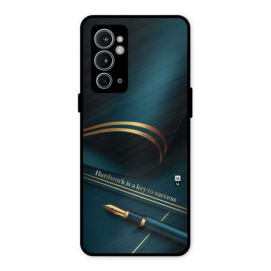 Hardwork Is Key Metal Back Case for OnePlus 9RT 5G