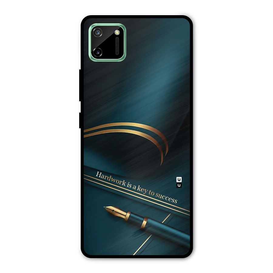 Hardwork Is Key Metal Back Case for Realme C11