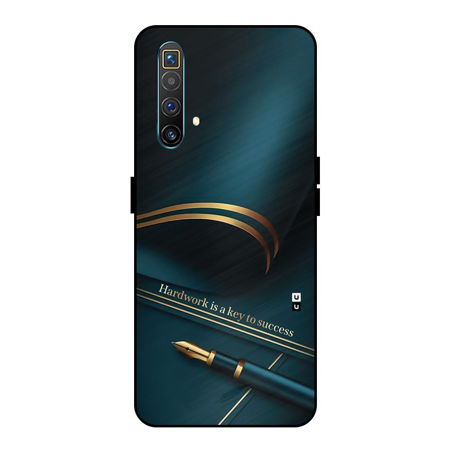 Hardwork Is Key Metal Back Case for Realme X3
