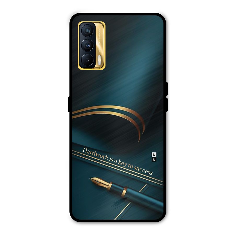 Hardwork Is Key Metal Back Case for Realme X7