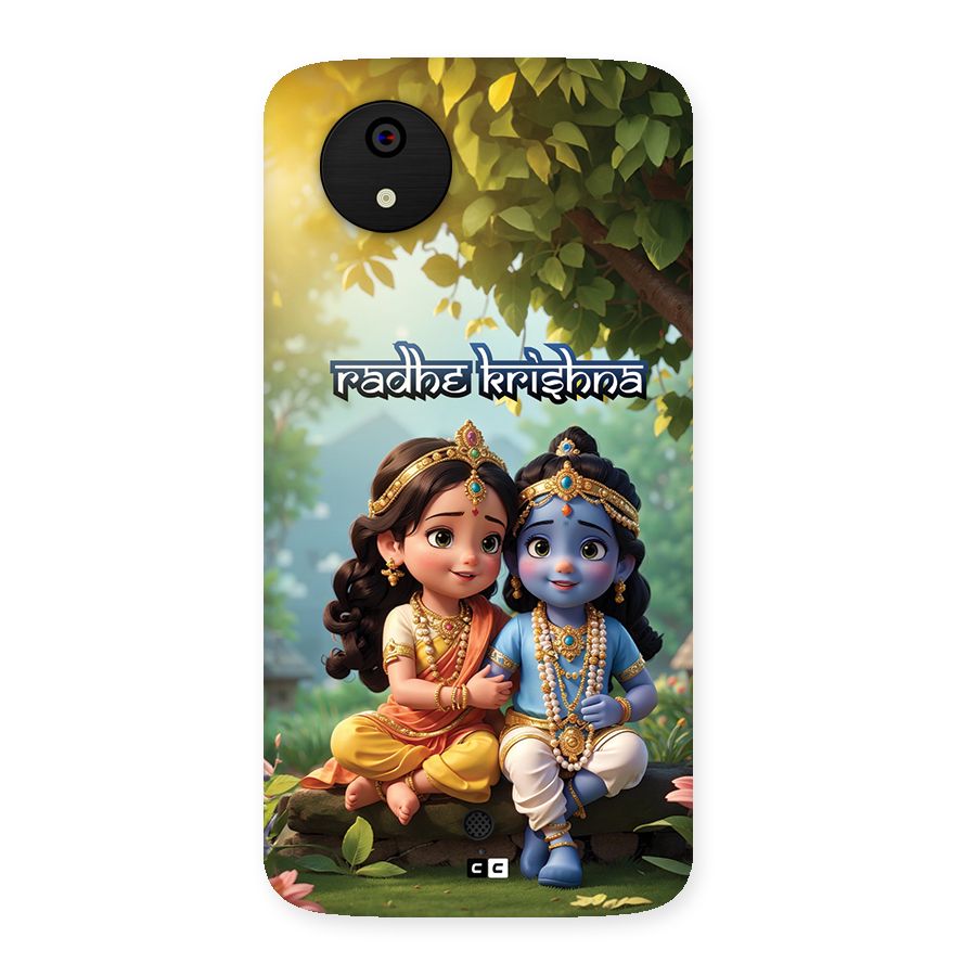 Hare Radhe Krishna Back Case for Canvas A1  AQ4501