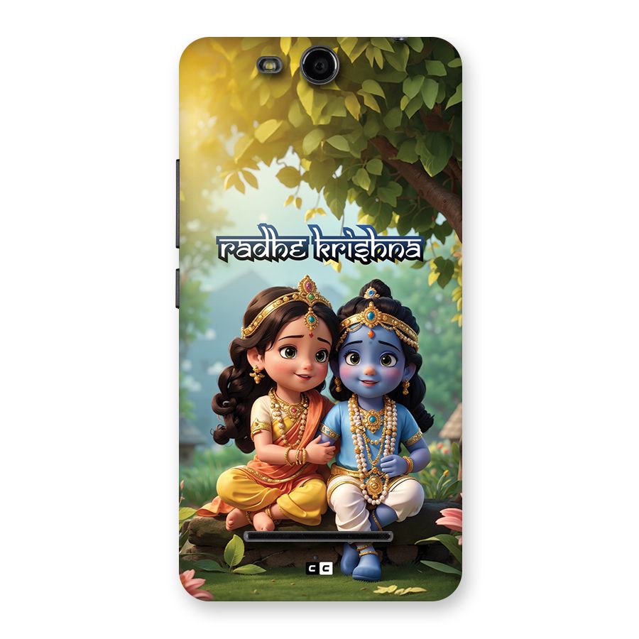 Hare Radhe Krishna Back Case for Canvas Juice 3 Q392