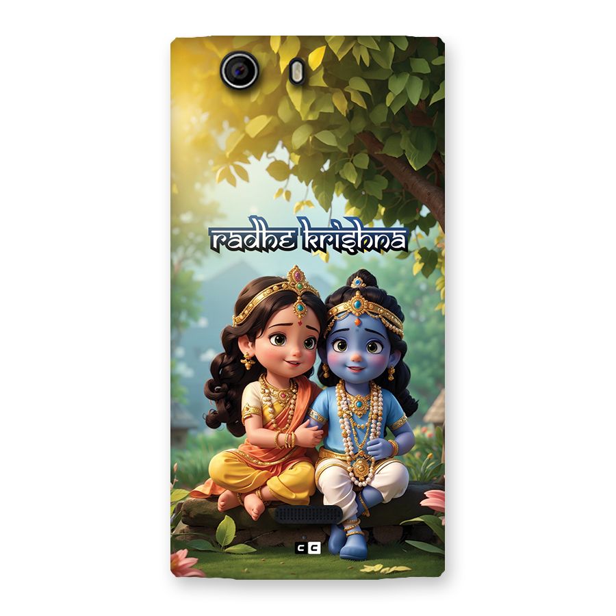 Hare Radhe Krishna Back Case for Canvas Nitro 2 E311