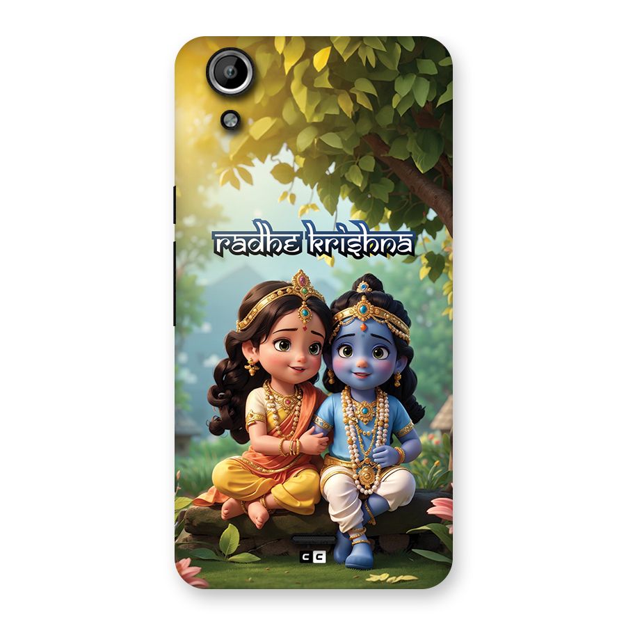 Hare Radhe Krishna Back Case for Canvas Selfie Lens Q345