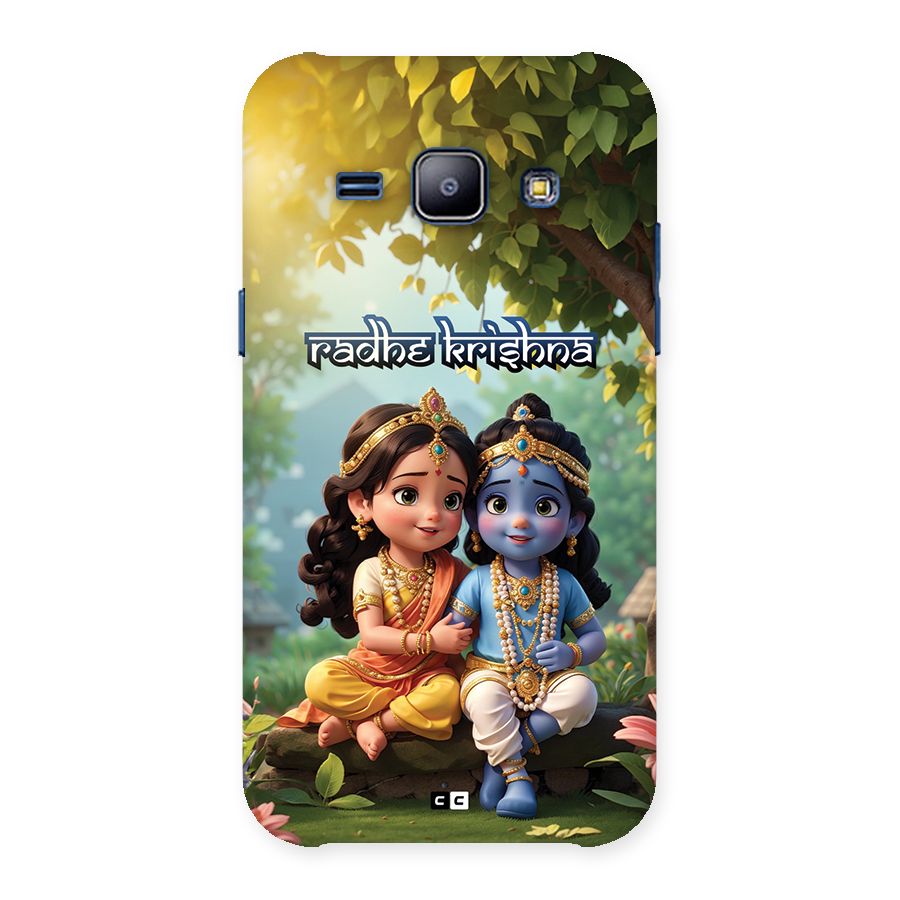 Hare Radhe Krishna Back Case for Galaxy J1