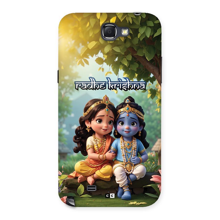 Hare Radhe Krishna Back Case for Galaxy Note 2