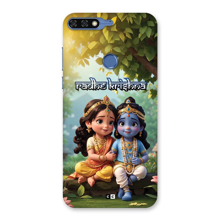 Hare Radhe Krishna Back Case for Honor 7C